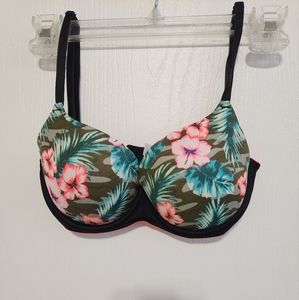 Pink brand 32 d floral print bra